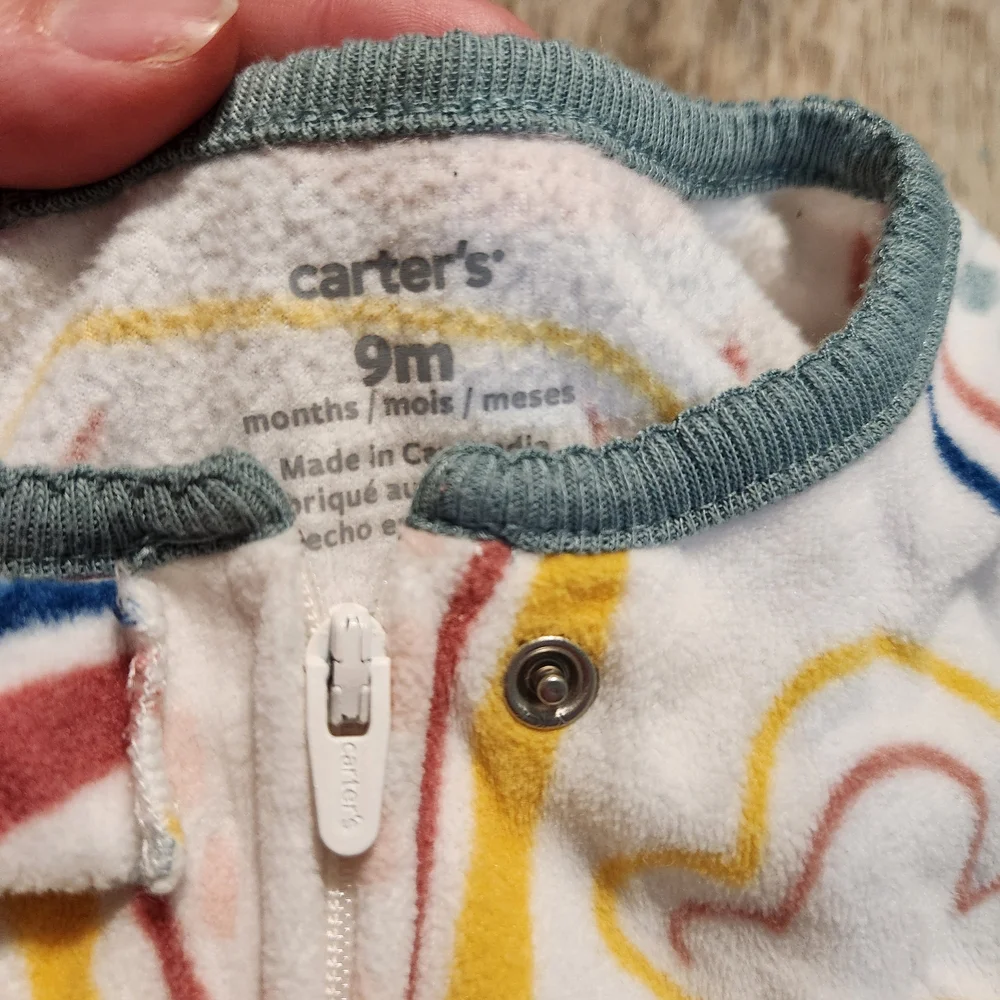 Carter's Colorful Rainbow Footie - Picture 2 of 4